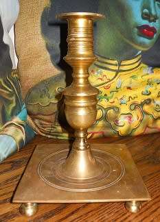 Sturdy Brass Candle Holder - Very Solid