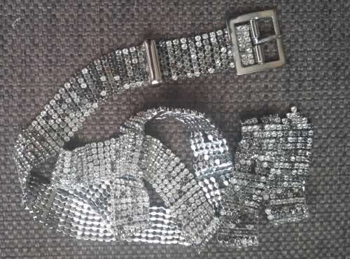 Two Tone Glitzy Belt