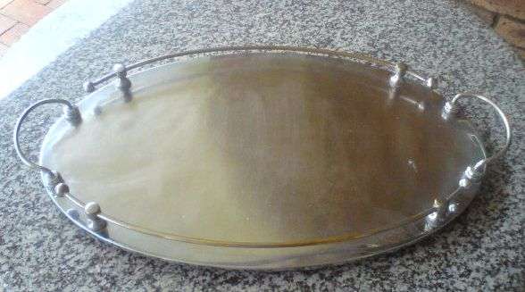 Silver Plated Tray - 44cmx28cm