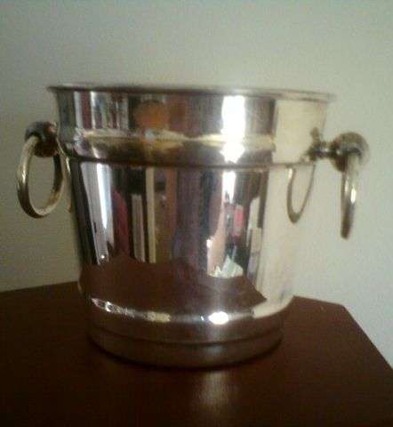 Old Silver Plated Ice Bucket