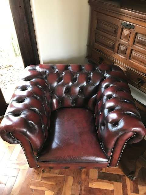 Chesterfield Genuine Leather Chairs