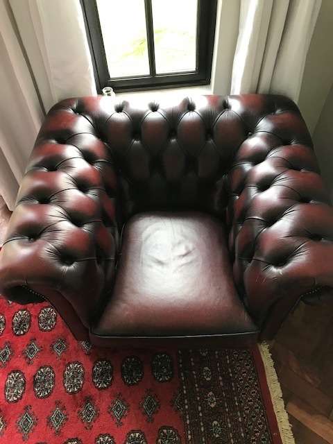 Chesterfield Genuine Leather Chairs