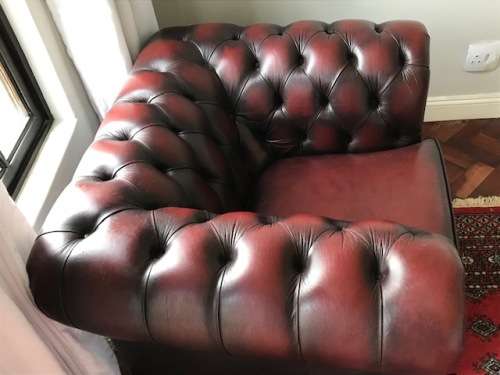 Chesterfield Genuine Leather Chairs