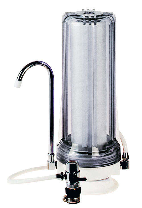 Single Countertop Water Filter - No Plumbing