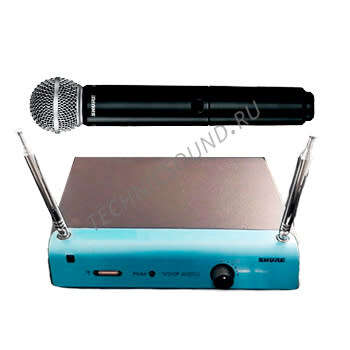 Shure T4A-W Base and SM58 Wireless Microphone