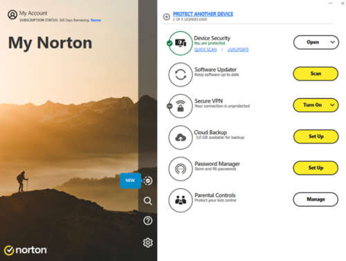 Norton 360 Deluxe 50Gb AF 1 User 5 Device 12 Months