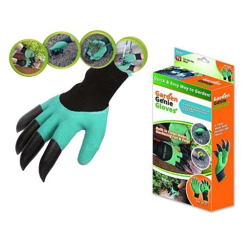 GARDENING GLOVE WITH CLAWS