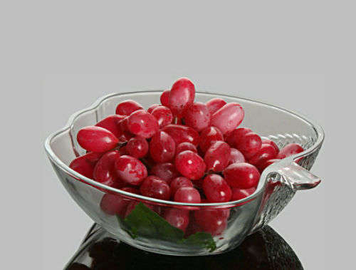 SET OF 6 APPLE  SHAPED DESSERT BOWLS