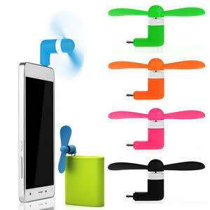 Portable Micro USB Fan (works with most Smart Phones with Micro USB)