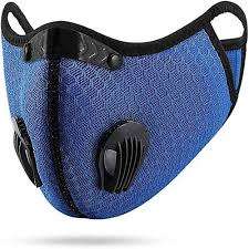 Sports mask 3 colors blue .black and grey