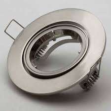 SILVER DOWNLIGHT FITTING