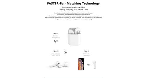**Earpods True Wireless Stereo Earphones** ICASA Approved