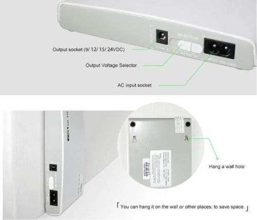 Mini Router UPS **LOAD SHEDDING** Backup Battery Powerbank - 9V/12V/15V/24V