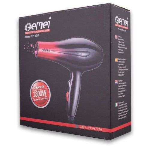 NEW Professional Premium Hair Dryer With Concentrator Nozzle **1800 Watt**