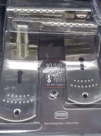 Modern Door handles on lock