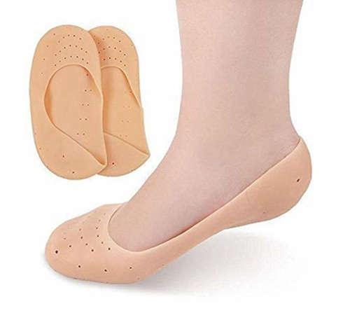 Anti Crack Full Length Silicone Foot Protector Moisturizing Socks for Foot-Care and Heel Cracks