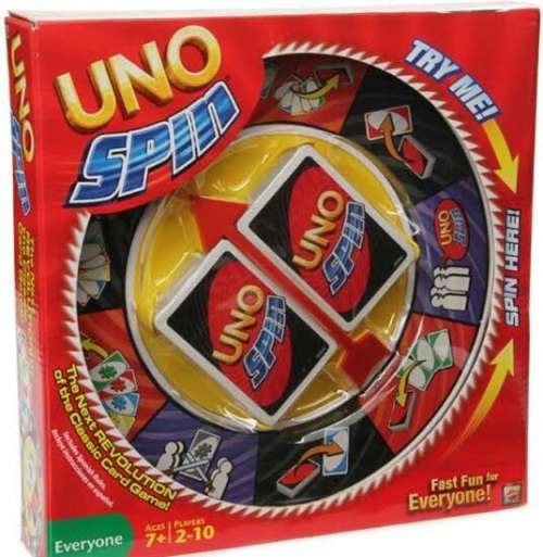 UNO Spin Card Game Set