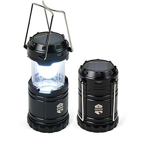 LED Solar Rechargeable Camping Lantern