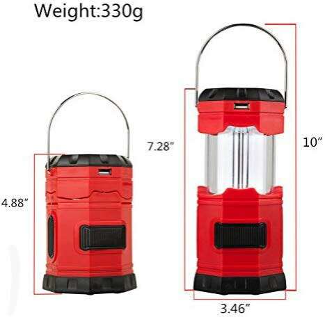 Portable LED portable camping lantern Solar
