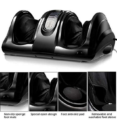 Foot Massager Kneading and rolling legs Calf Ankle with remote