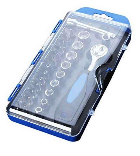 38 in 1 Combination Ratchet Sockets Wrenches Electical Tool Set Interchangeable