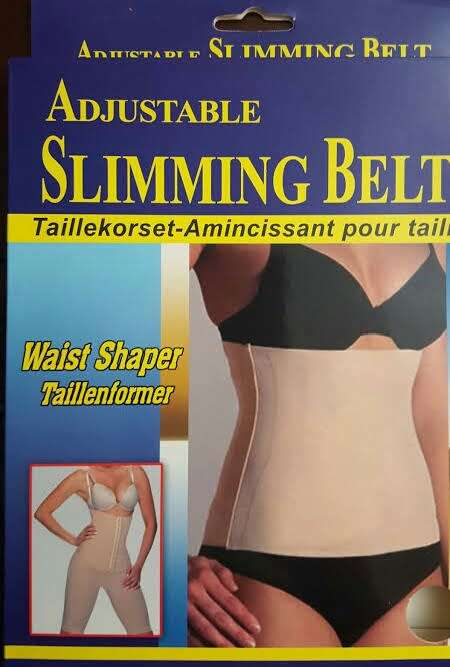 Adjustable waist slimming belt