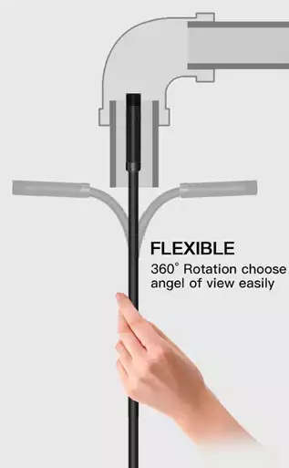 3 in 1 Semi-rigid Micro USB Type C endoscope Borescope waterproof pipe snake camera