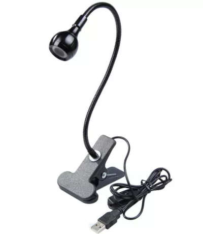 USB Flexible Reading LED Light Clip-on Bedside Lamp