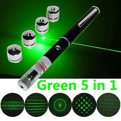 5 in 1 Green Presenter PowerPoint Laser Pointer Presentation Remote Pen