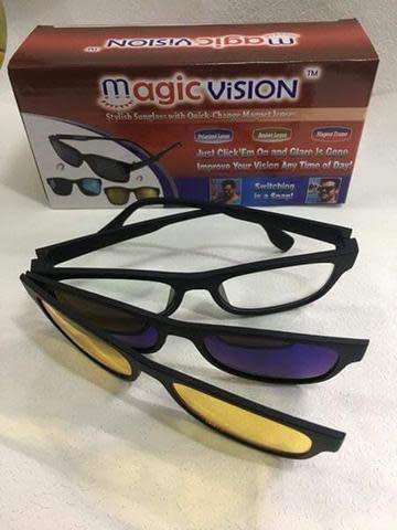 Magic Vision 3 in 1 magnatic Glasses