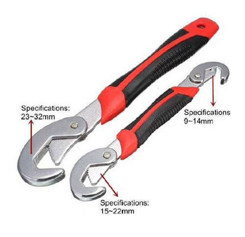 Snap n Grip 9mm-32mm double sided adjustable wrench set