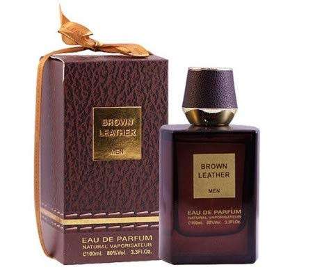 brown leather perfume