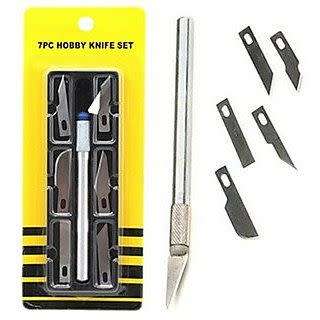 7 pc Hobby knife set