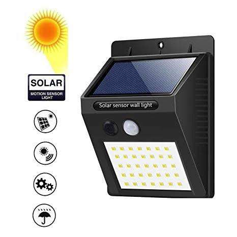 Solar Powered Led Wall Light