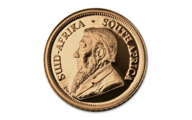 1/50 Oz Gold Krugerrand Coin 2017 Uncirculated with COA