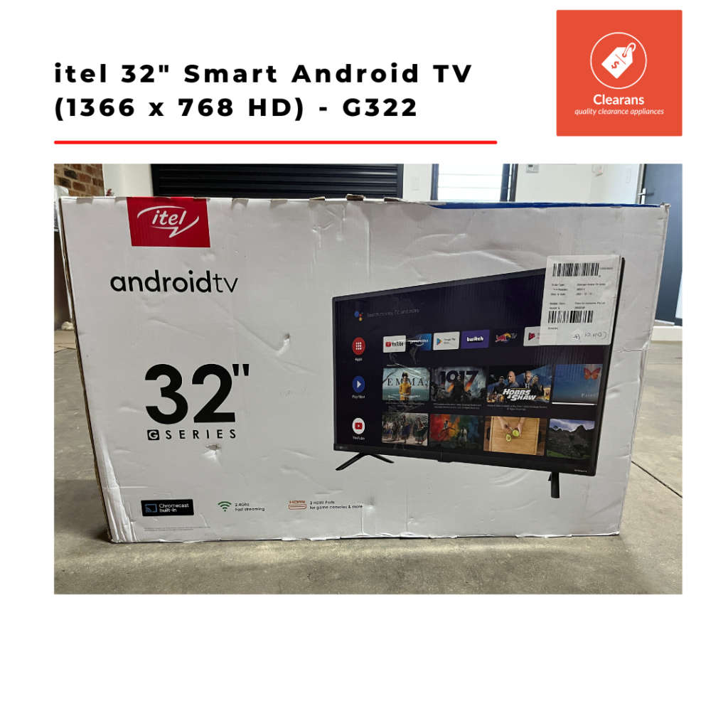 itel 32inch Smart Android TV (1366 x 768 HD)