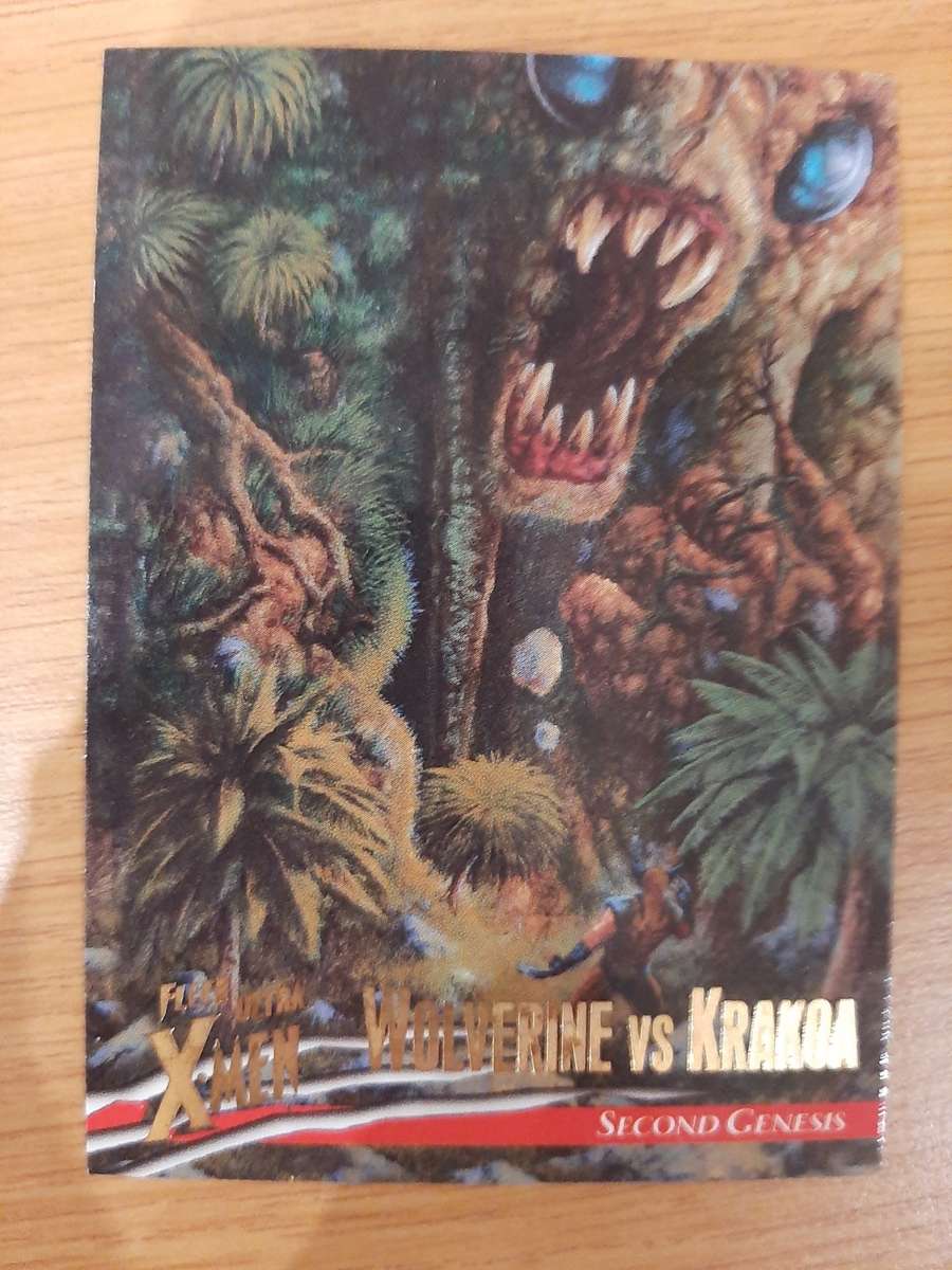 Fleer-Ultra X-Men Second Genesis #23, Wolverine vs. Krakoa