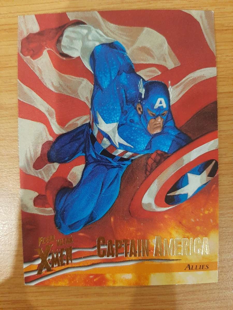 Fleer-Ultra X-Men Allies #36, Captain America