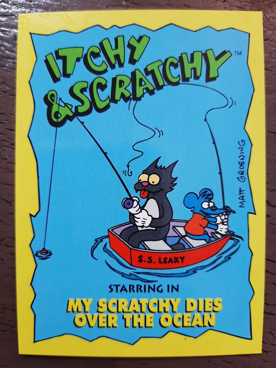 Itchy and Scratchy #46, My Scratchy dies over the ocean