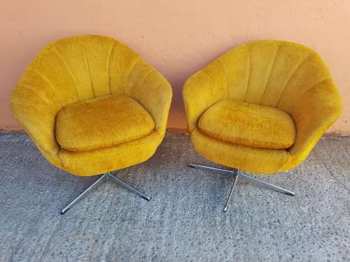Late 1970's Retro Tub Chairs