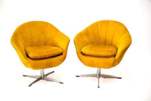 Late 1970's Retro Tub Chairs