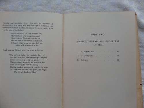 Reminiscenes of an ALBANY SETTLER  by Rev. Henry Hare Dugmore.