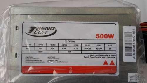 500W Power Supply Brand New
