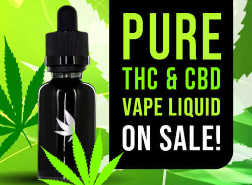 BUY 2 + GET 1 FREE! PURE THC and CBD (THCA) VAPE LIQUID