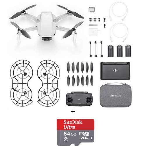 DJI-MAVIC MINI FLY MORE COMBO + 1 x Sandisk 64G SD Card Free