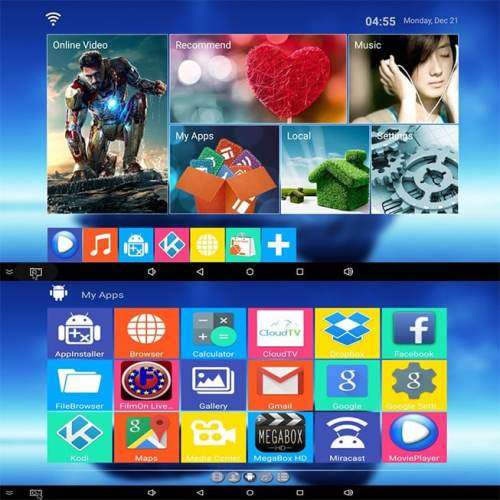 MXQ PRO 4K SMART ANDROID BOX 1GB + 8GB