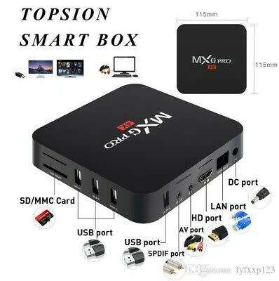 MXQ PRO 4K SMART ANDROID BOX 1GB + 8GB