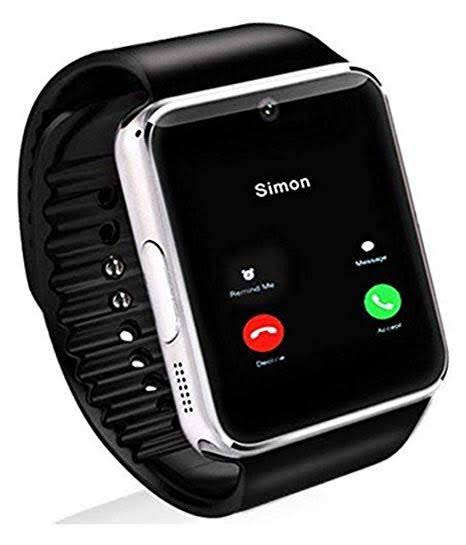 Smart Watch and Cell phone GT08 - Silver and Black