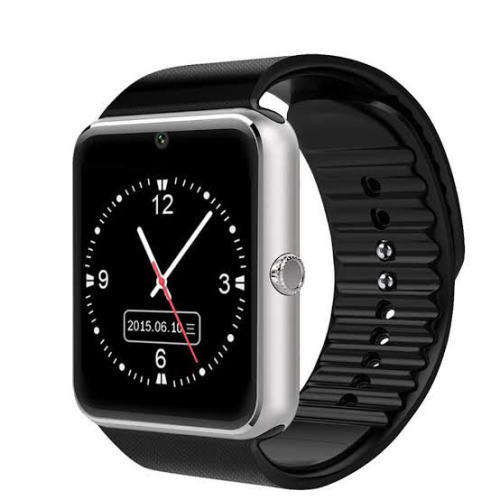 GT08 Smart Watch With Sim Slot - Silver