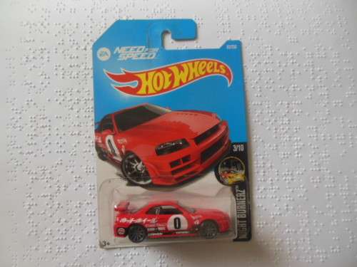 HOT WHEELS NISSAN SKYLINE GTR34